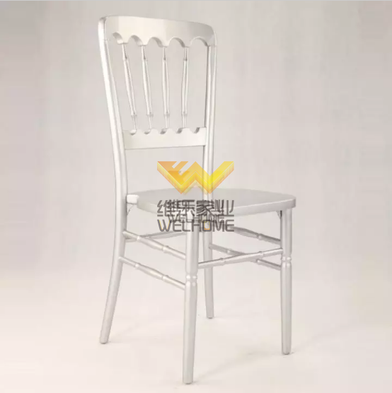 Hotsale Silver solid wood chateau chair for events